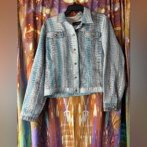 Metallic Textured Jacket ✨